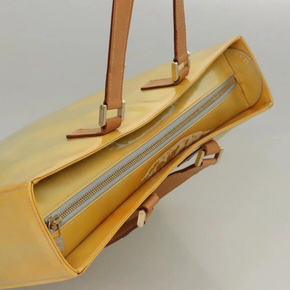 LOUIS VUITTON Monogram Vernis Columbus Tote Bag Gris - Picture 9 of 16